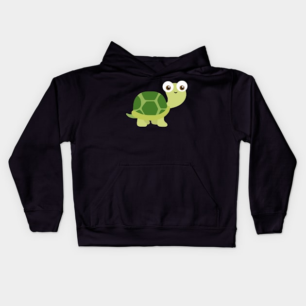 Turtle Kids Hoodie by ElviaMontemayor